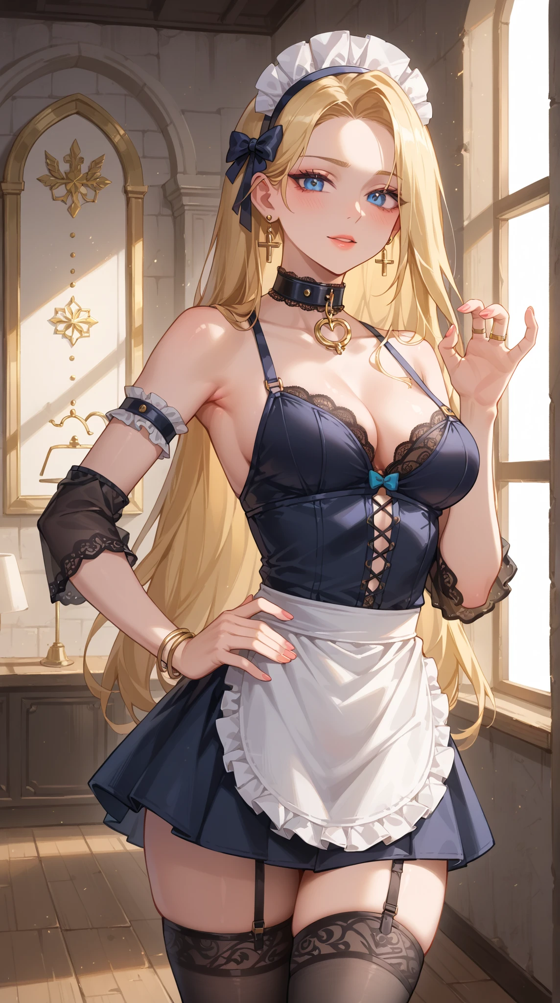 masterpiece, best quality, high resolution,
Oranmaru, MaidEreshkigal, 1girl, solo,
<lora:FGOEreshkigalv2:0.8>