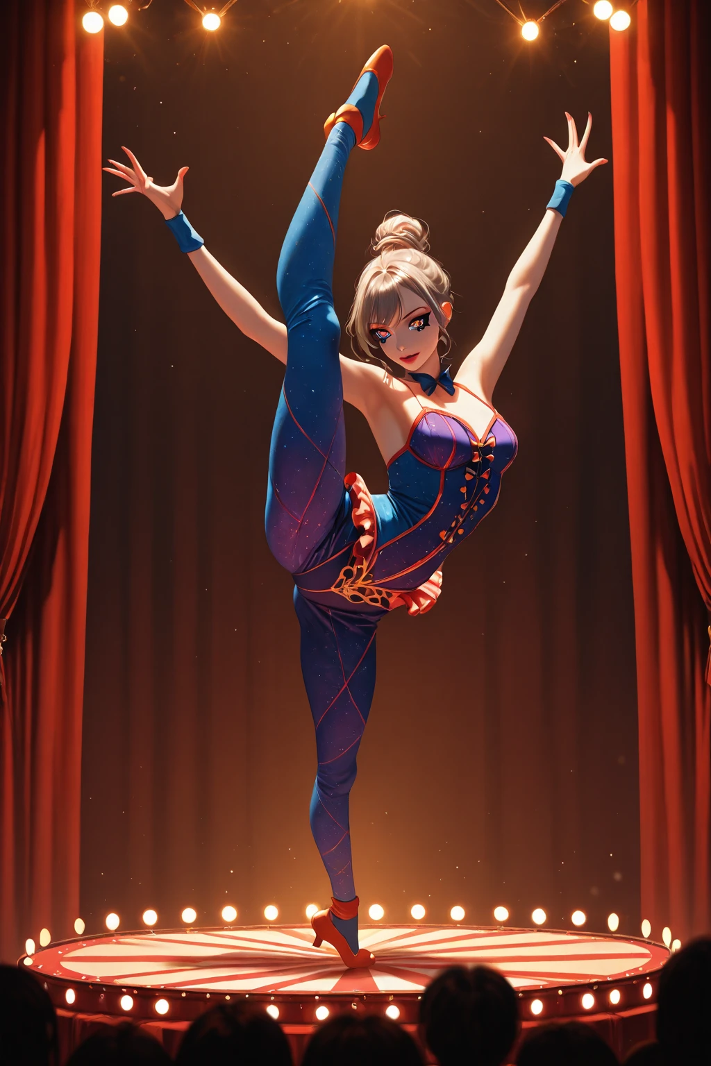 DEN_elly_clutch,
(dancing in a ballet studio wearing a tutu with (tights:1.1) and leotard and ballet shoes with ribbons wrapping around the ankle, dancing, ballet, ballet dancer, tutu, tights, leggings, ballet studio, dancing, dancer, elegant, graceful:1.1),
detailed, skin pores, textured, high resolution, immaculate, 8k, raw, photorealistic, real, f1.4, bokeh, slr, <lora:detail_slider_v4:1> <lora:epi_noiseoffset2:1> <lora:ClothingAdjuster3:-1.4>