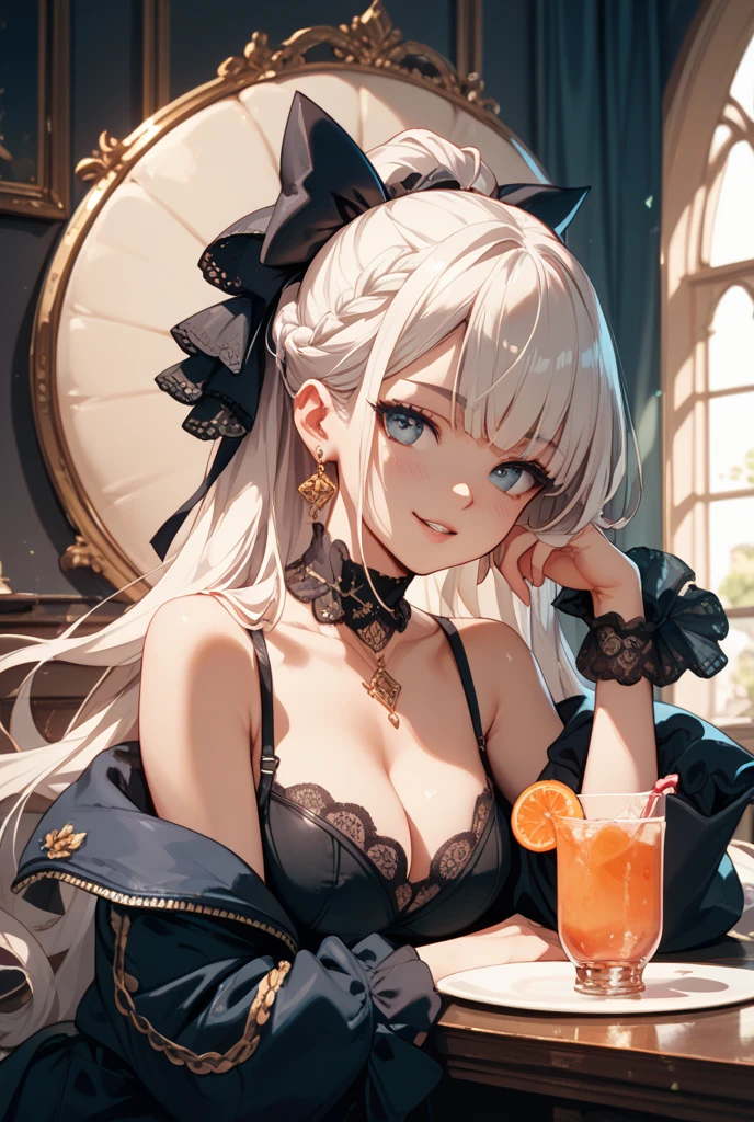 1 witch, in a black dress, white lace on the dress, white apron, magic, conjures, cauldron with potion (vertical challenge), full body, (best quality: 1.0), (ultra high definition: 1.0), (beautiful girl: 1.4), platinum blonde hair, (masterpiece), (photorealistic: 1.3 ), Ultra Detail, (High Skin Detail: 1.2), (Best Quality: 1.0), (Ultra High Definition: 1.0), (Masterpiece), (Photorealistic: 1.3), Super Detail, (High Skin Detail: 1.2), (Best: 1.0), (Super Slim: 1.0), (Delicate face)