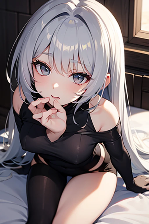 (masterpiece:1.2), best quality,PIXIV,
1girl,1girl, breasts, solo, animal ears, large breasts, cleavage, long hair, blue eyes, thighhighs, looking at viewer, white hair, thigh strap, dress, covered navel, animal ear fluff, blush, black thighhighs, black dress, sitting, single thighhigh, thighs, very long hair, closed mouth, cat ears, gloves, collar, heart, bangs, extra ears, black gloves, cleavage cutout, pelvic curtain
<lora:sketch style_20230721202436:0.9>