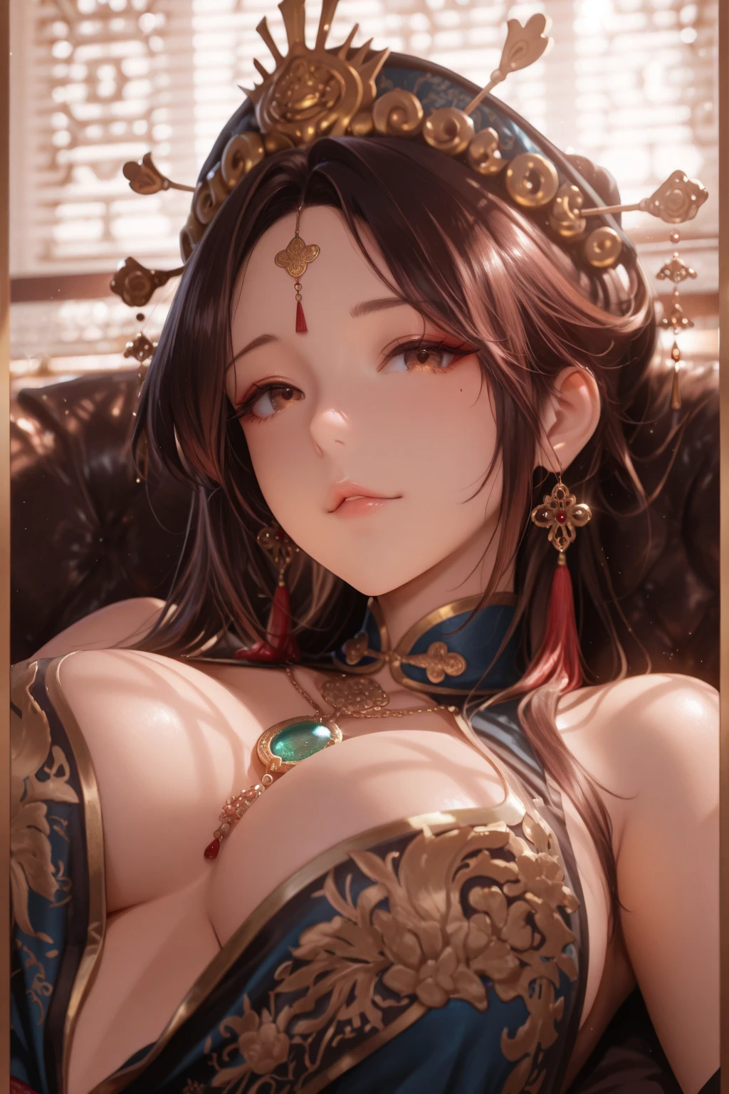 (masterpiece, top quality, best quality, official art, beautiful and aesthetic:1.2),
1girl,pasties,
very_long_hair,extreme detailedcolorful,highest detailed,