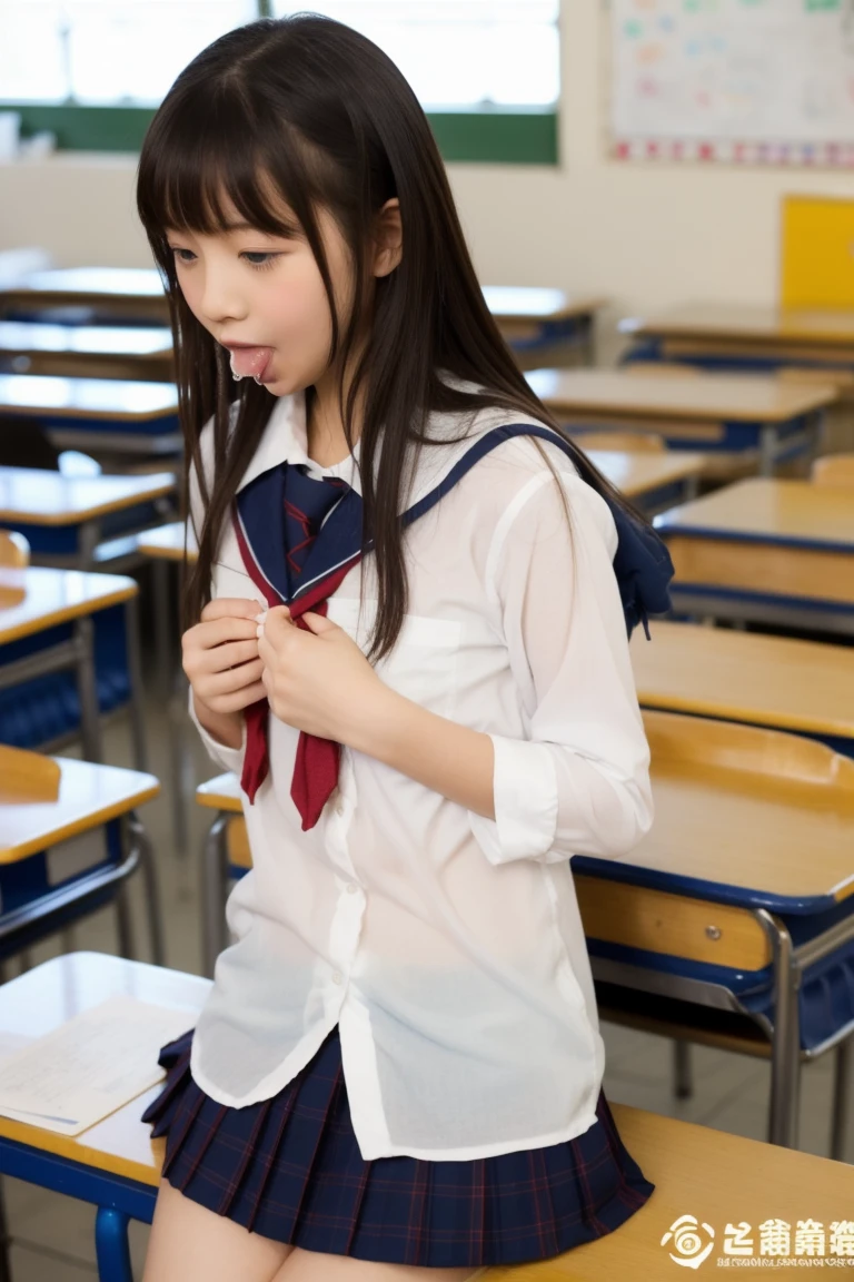 black　longhair　naked　shortstature　elementaryschoolstudent　girlchild