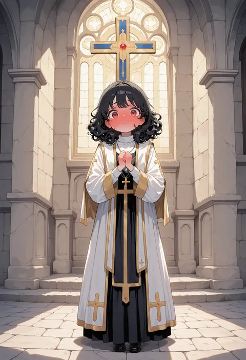 Anime Holy Priestess