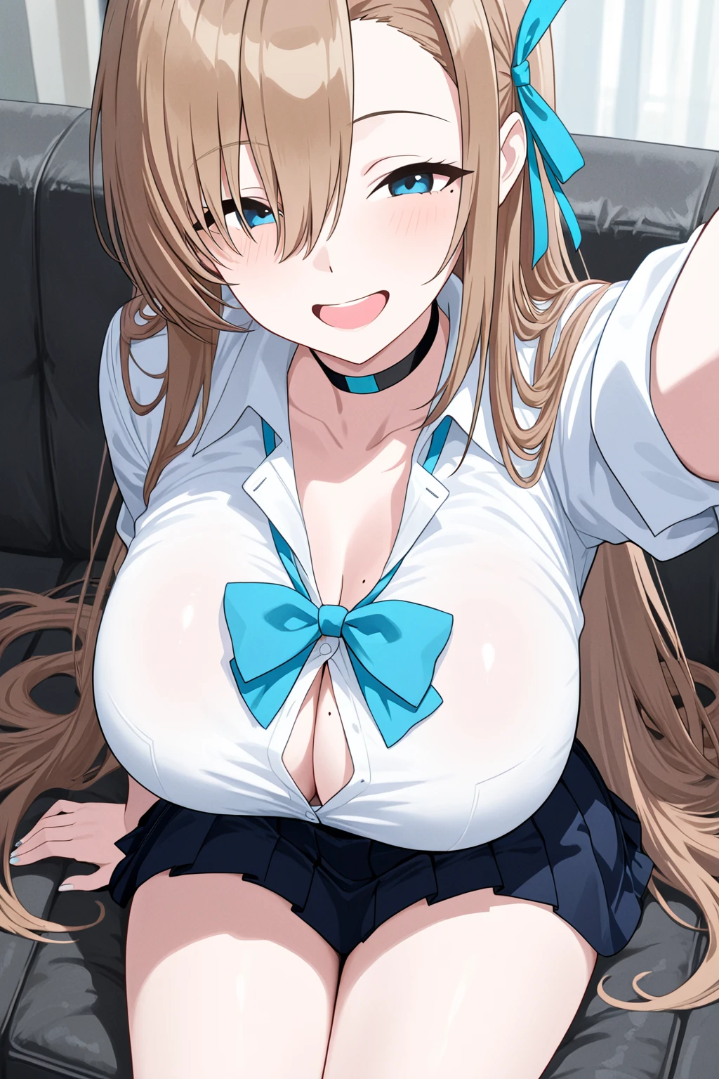 masterpiece, best quality, finely detailed, high resolution, extremely delicate and beautiful, (bunny girl), (huge breasts)
