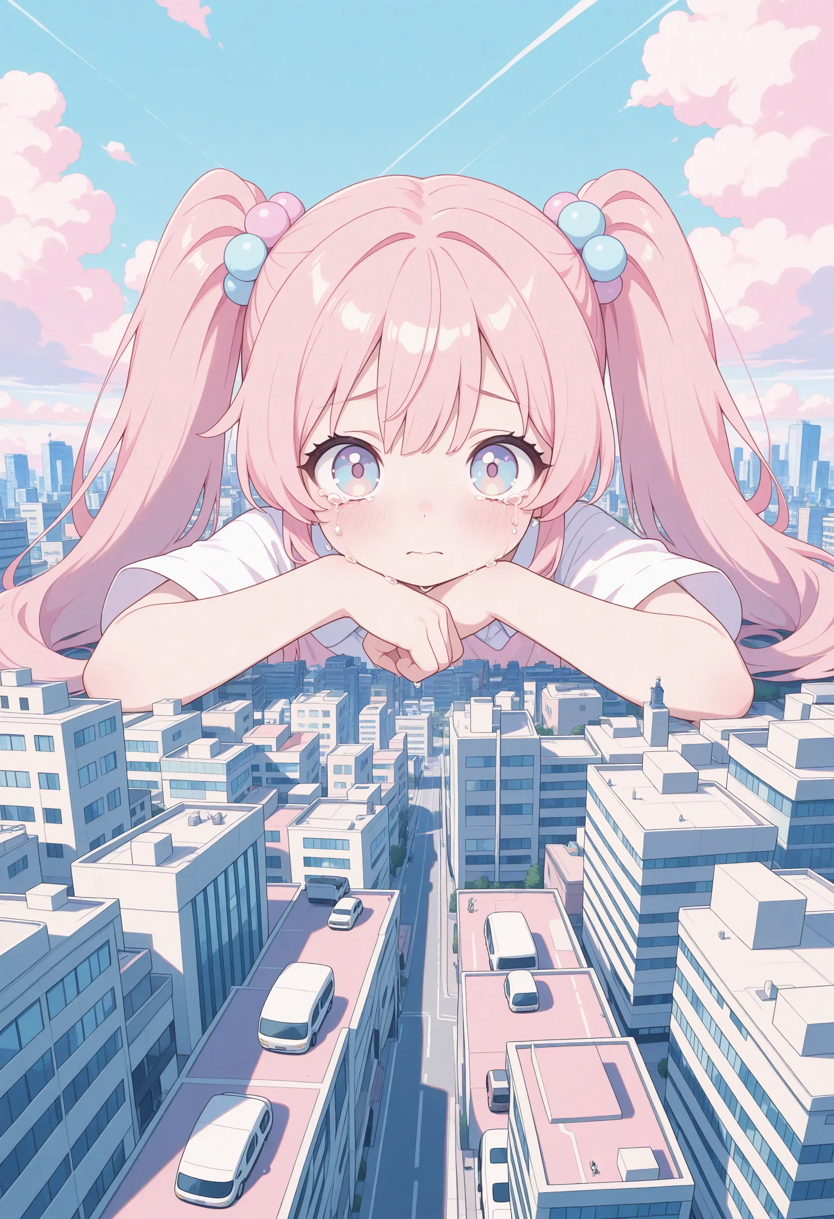 Cô gái hoạt hình khổng lồ