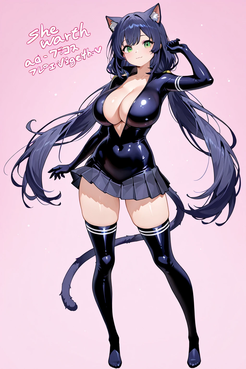 1girl, best quality, <lora:vadlora3bakeup-000002:1>,full body, cleavage