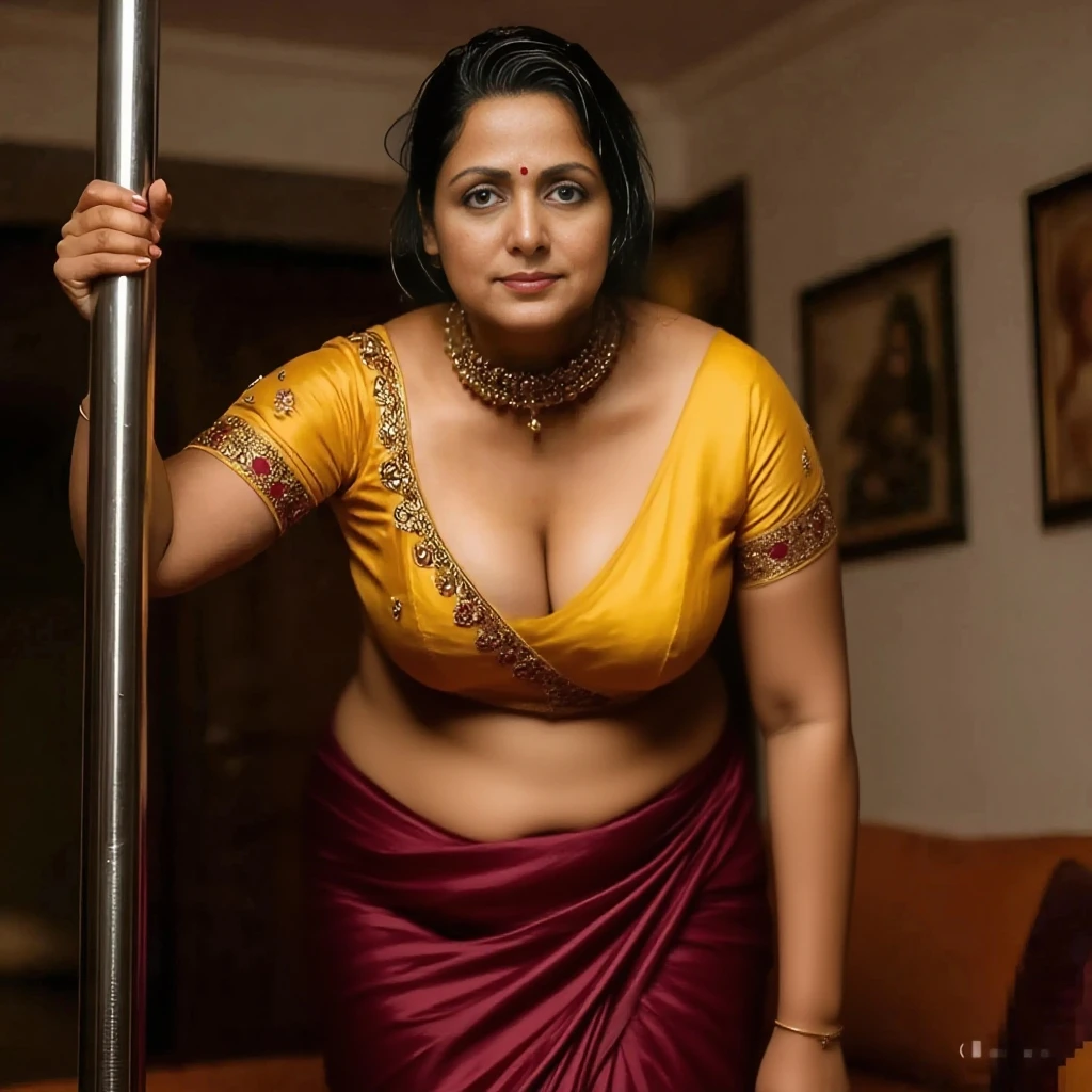 Realistic Representation of Savita bhabhi, sexy Savita aunty, tempting figure, busty aunty, goddess of lust, cougar lady, mommy, mommy figure, bulky figure, big milkers, deep cleavage, juicy fleshy figure, heavy bust, heavy hips, doodhwali, sizzling hot, Nextdoor aunty bhabhi , unsatisfied housewife, chubby aunty, sweat, oiled body, irresistibly hot, inspired by famous Indian adult comics by amarshrostha, Foto RAW, photorealistic, photography, full body shot, 50 years old Woman, master shot, perfect eyes, goddess like beauty, pierced eyes, perfect thick chubby mallu Desi aunty bhabhi, Wearing a Stanapatta, a chest-band.Saree model, model Photography, Indian saree shoot, Indian traditional wear advertising photography, traditional wear brand shoot, face of Indian actress Sonakshi Sinha, masterpiece, realistic,realism,incredible details,pleasure,photorealism, detailed skin,skin pores, high contrast, photorealistic Artstation 8k HD digital art trend of high definition and detailed realistic skin texture,ultra detail, realistic skin texture, armature, best quality, ultra high definition,(photorealistic:1.4),high resolution,detail,raw photo,sweat, Re sharp, by Lee Jefferies Nikon D850 Film Stock Photo 4 Kodak Portra 400 Camera F1.6 Lens Rich Color Ultra Real Realistic Realistic Textures Dramatic Lighting Unreal Engine Trending at Art Station Cinestill 800,(pele altamente detalhada: 1.2), 8k UHD, DSLR, soft-lighting,alta qualidade, grain of film, Fujifilm XT3,she didn't like to wear blouse or bra, intricate, she is happy to wear only saree, she hates blouse or bra, detailed hairy armpits, hyper realistic skin, skin pores, veins,wet body,premium ethnic jewellery,hyper realistic sweaty body,sweat,veins,detailed hairy stubble armpits, hyper realistic hairy armpits,low waist saree,deep juicy navel, insane details,stretchmarks,moles on breast, freckles 0.1,sensual desire,erotic fantasy,busy housewife,very busy in house chores,kaamwali aunty,alluring figure,thick arms thighs