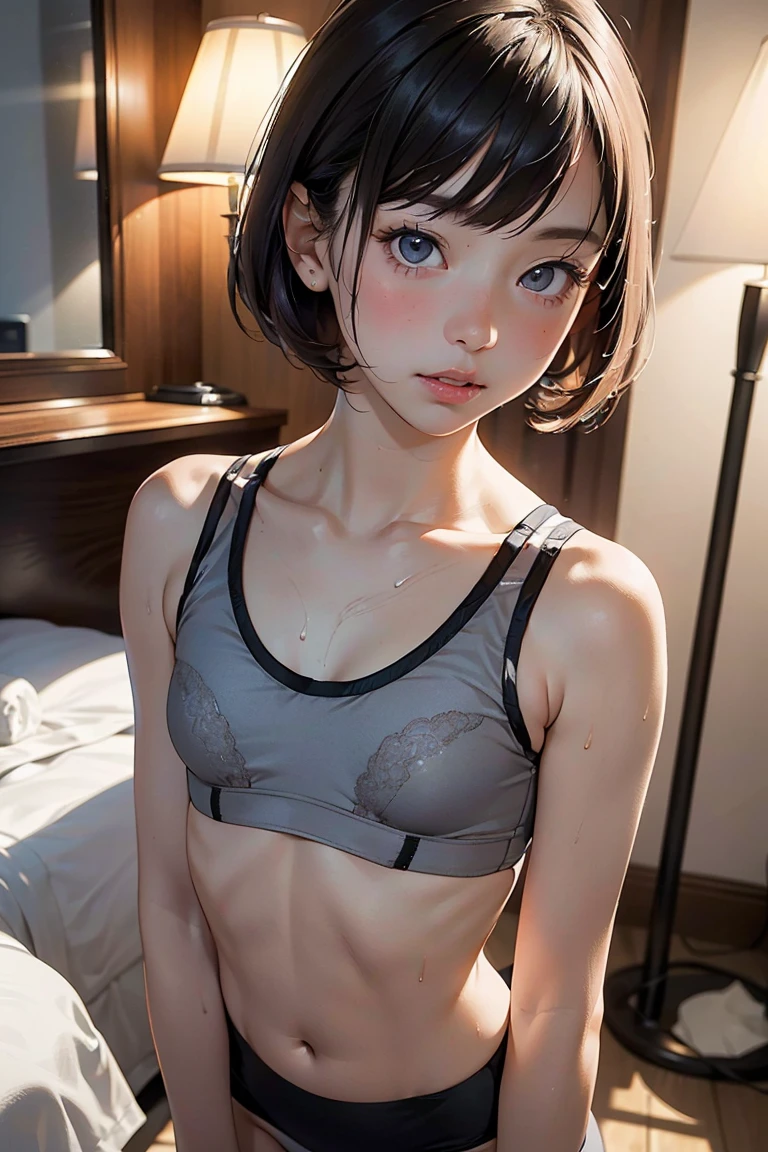 (((profesional: Paso a paso, taking into account even the smallest detail, el resultado final es de nivel divino, all intricate details))): "1 girl, (((cat girl, ankha (animal crossing)))), very horny, ((cat tail, cat ears)), short blue hair, bangs, white mini crop top, 30% cowboy miniskirt, very strong rising wind, cowboy shot, expressionless, (looking at viewer : 1.1), pharaoh, short underwear, League belt, by many, niji --V5, close to real, psychopath, seductive and pleasure face, sexy pose, 2-piece clothing, professional seductress, perfect body, focused, scale to adapt to dimensions, HDR (High dynamic range), ray tracing, NVIDIA RTX, super resolution, unreal 5, Subsurface dispersion, PBR texture, post-processing, Anisotropic filtering, depth of field, Maximum clarity and sharpness, multi-layer textures, maps albedo and specular, surface shading, Accurate simulation of light-material interaction, perfect proportions, octane rendering, Two-tone lighting, wide aperture, low ISO, white balance, rule of thirds"