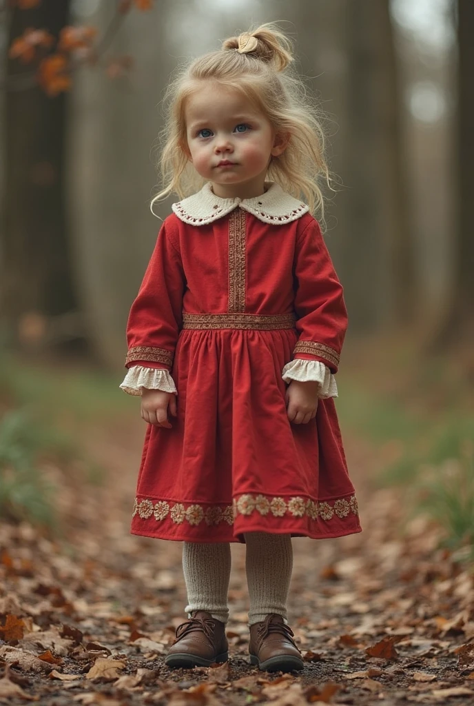 5 years old kid in the fairy tail forest cosplay Snow White,little Snow White , little child, upper body, Little blue and red dress, Ultra photo realsisim, Realistic, best quality real texture skin,cute true circle Symmetrical eyes, cute face, medieval world, epic realistic, Cinematic