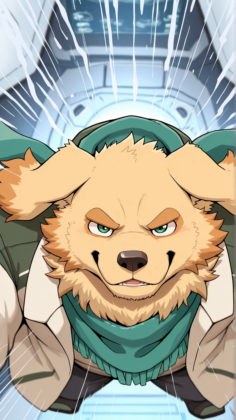 riki, detailed scars, brown fur, male, masculine, feral:1.1, quadruped, full body, (muscular forelegs, muscular neck, muscular shoulders, muscular hindlegs, muscular feral):1.2, heavyweight, pectorals:1.1, correct pectorals, paws, detailed, high quality, best resolution, cel shaded, solo, (no background, white background):1.5, dog tail, dog ears, by wfa, by seibear, by rossciaco, by taran fiddler, by echin:0.5, cel shaded, brown eyes, detailed eyes, open mouth, teeth, looking at viewer, (laying dog, laying on bed, laying on back, top view, paw on chest):1.2, , (sheathed , sheathed , canine ):1.2, stern face