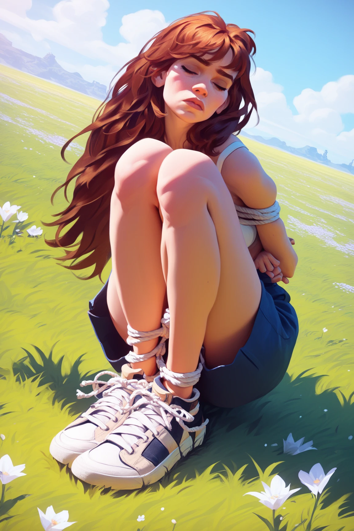 (photograph, hyperrealism, masterpiece, 8k:1.3), 1girl, Namibian, burly, nsfw, AnalCowgirlFrontQuiron style, anal, satin, french twist brunette hair, :|, courtroom, Underwater Lighting, A dreamlike, blue-tinted illumination for underwater scenes, adding a sensual touch, trending on ConceptArtWorld, concept art, shot by robert capa, <lora:quiron_AnalCowgirlFront_V2_Lora:0.8>