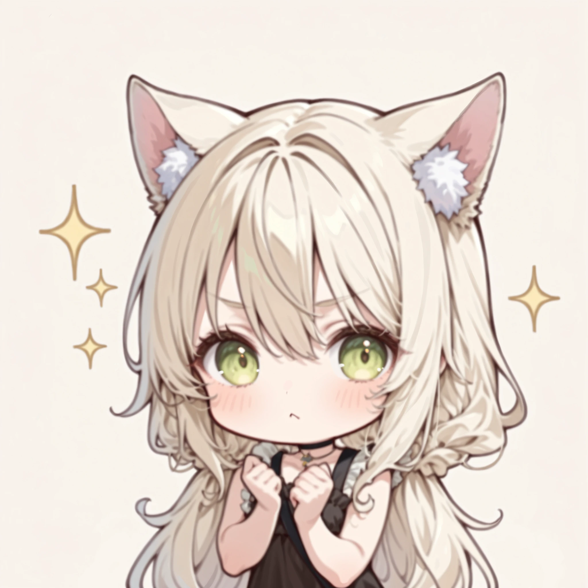 black choker、shoulder strap ruffle