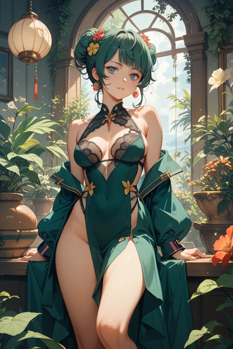 (intricate details),
sunlight, depth-of-field,
cowboy shot
BREAK
1girl, (bent-over)
(curvy body), slim waist, wide hips, large thighs,
green hair, pixie-cut hair, yellow eyes,
(ornate attire), high-leg leotard, ornate thigh-highs
(ornate jewellery), golden cross, lace-trimmed choker
BREAK
(vineyard), afternoon