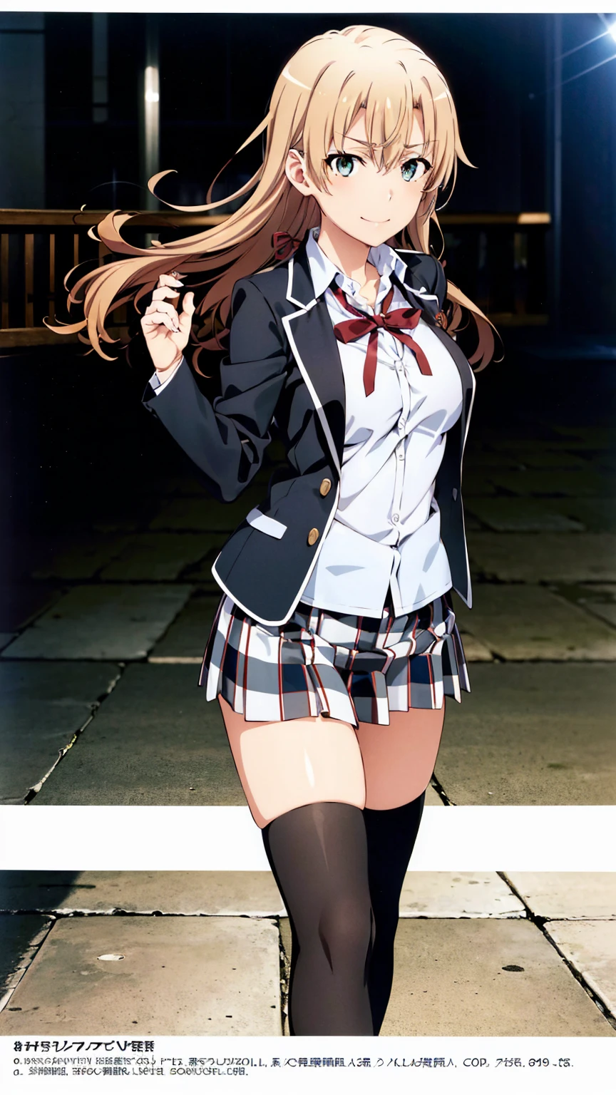<lora:maria_tomodachi _v1(resize-sv5):1> maria_olis, 1girl, solo, brown hair, hairclip, blue eyes, black serafuku, red neckerchief, name tag, pleated skirt, black thighhighs, white panties, navel, (crossed arms:1.3), frown, looking at viewer
BREAK
nature, forest, sky, tree, outdoors, sunset
BREAK
from below