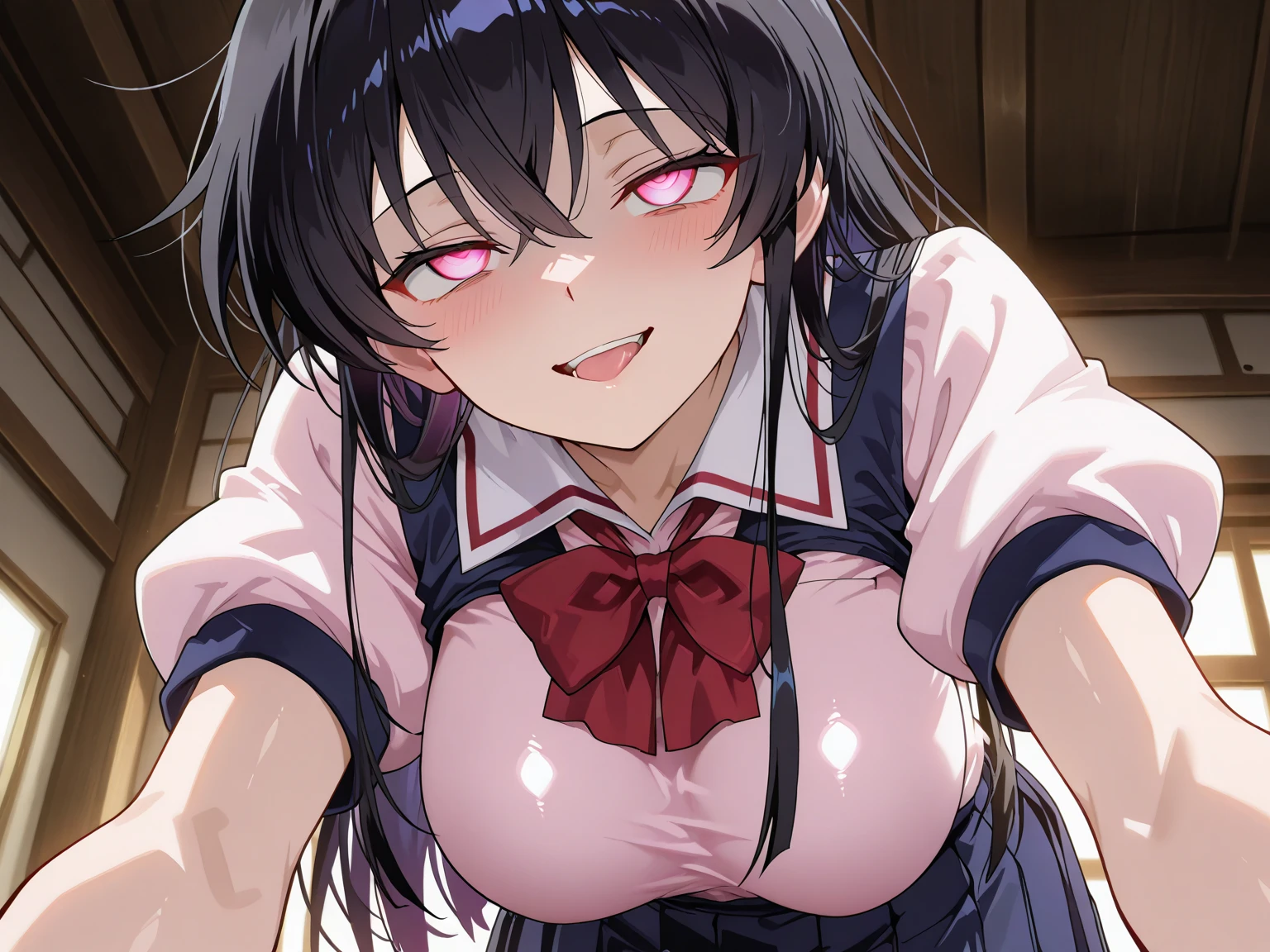 (nsfw), (masterpiece, best quality, highres:1.2), (illustration), 1girl, (sex:1.3), pussy, (orgasm), cleavage, (nice face:1), clitoris, medium breasts, ahegao, orgasm face, amine, wet, sweat, (young, student-aged), colorful hair,
(cum in pussy, cum on body, cum on face, cum on belly, cum, lots of cum, cum cover, cum dripping:1), look at viewer, (lactation, arms behind), (crying face, tears, crazy sex, hardcore sex, fuck silly), thin, (BDSM, bondage, :1), view from below, restrained, mouth gag