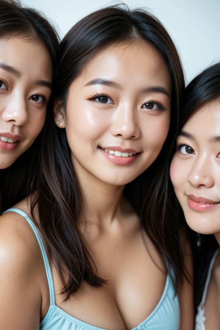 The face is a hostess、Beauty 3 people、bra very、pantiy、hiquality、A hyper-realistic、healthy、Smiling expression、Slender perfect figure、Japan beauties、beautidful eyes、face perfect、Beautiful skin、Christmas Party