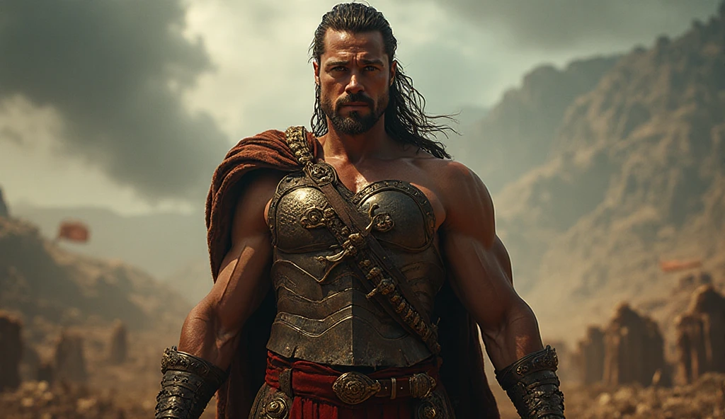 cinematic film still of <lora:Conan the Barbarian:1.2> Horror Themed created by Robert E. Howard
Conan the Barbarian a painting of a man holding a sword, shallow depth of field, vignette, highly detailed, high budget, bokeh, cinemascope, moody, epic, gorgeous, film grain, grainy