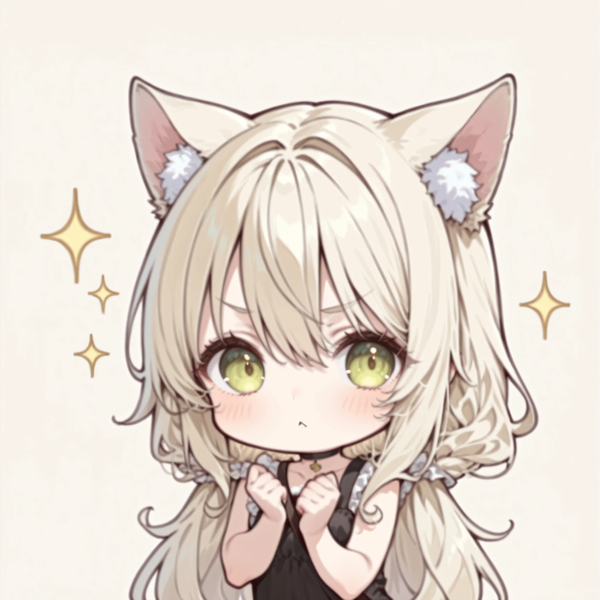 black choker、shoulder strap ruffle