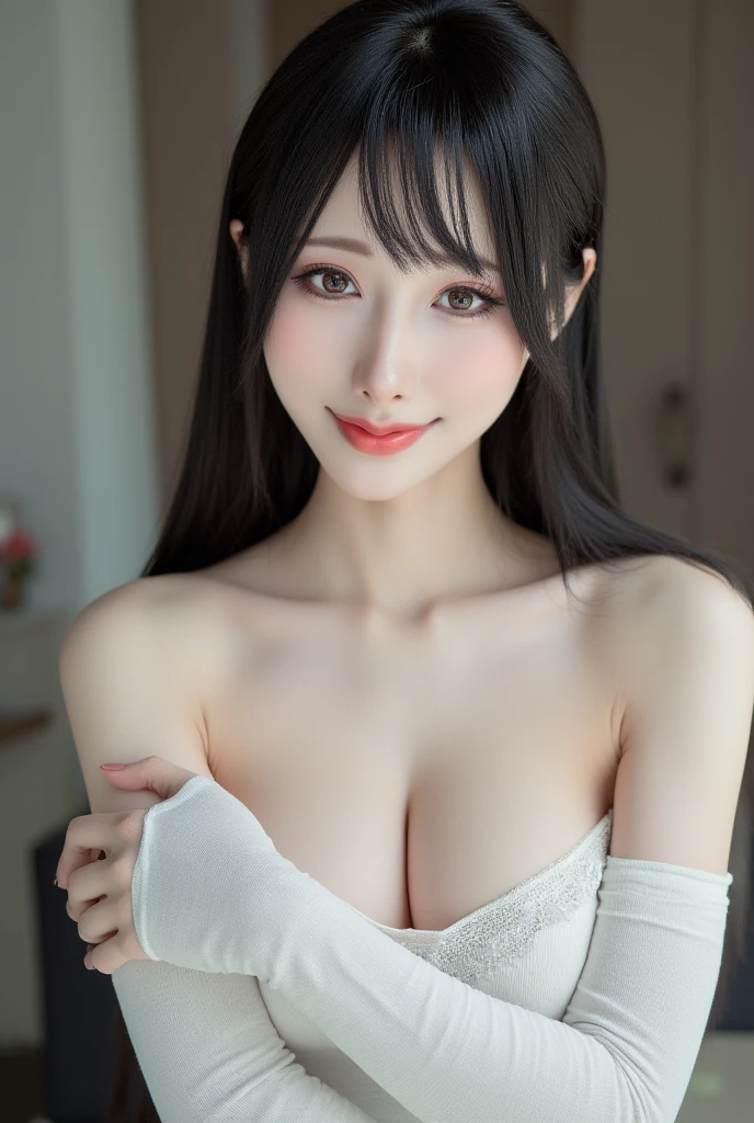 (4k quality:1.3),(Highest quality:1.3),(10th Generation:1.3),(Whitening:1.4),(:1.6),(The best beauty:1.5),Overdeveloped :1.6,:1.6, in the World,Oversized  of drawers:1.3,One of the largest  in the world,Saggy breasts,rich,Upper Body,smile,(Strapless Dress:1.3),Overflowing breasts,(jewelry),Captivate a man,Cleavage,(Super Celebrities:1.5),(Celebrities:1.4),(Whitening:1.2),(Tight waist:1.4,(Night viewの良いホテル:1.1),(luxury:1.2),(Arisa Hanyu:1.5),(anorexia:1.4),(Night view:1.3),(Face close-up:1.2),Catchlight,(Child's face:1.6),(smile:1.1),(Pink Hair:1.6),(Half Up Hair:1.3),(Deep pink eyes:1.4),(2D cuteness:1.5),(Cute Makeup),Beautiful fingertips,(Sexy and cute:1.6),(Luxury hotel:1.6),(White Gal:1.6),(Transparent white skin:1.4),(albino:1.5)