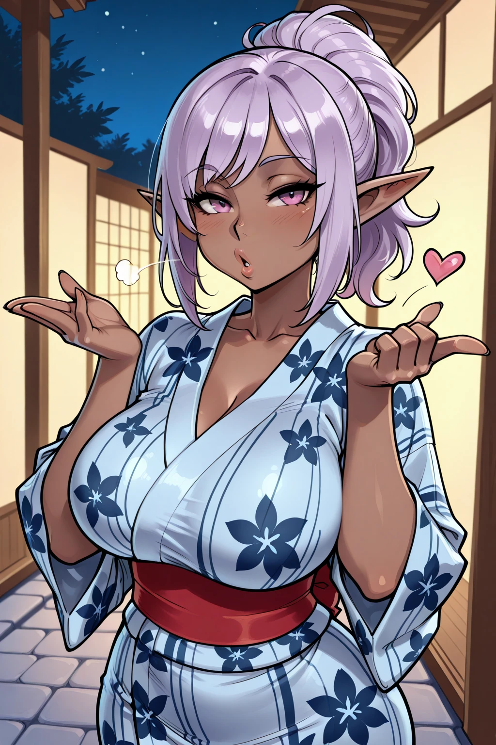 score_9,score_8_up,score_7_up,score_6_up, yamato \(one piece\), 1girl, solo, japanese clothes, multicolored hair, jewelry, earrings, sleeveless kimono, hair ornament, kimono, curled horns, long hair, oni, upper body, smile, rope, , hair stick, sleeveless, shimenawa, white background, closed mouth, hoop earrings,  shoulders, simple background, ponytail, , (((heart shaped eyes))), Contains  big  hold in mouth,  wide, Large quantity  overflowing from the , Pubic tattoo, Big pelvis, ((Take off kimono)), (( kimono)),