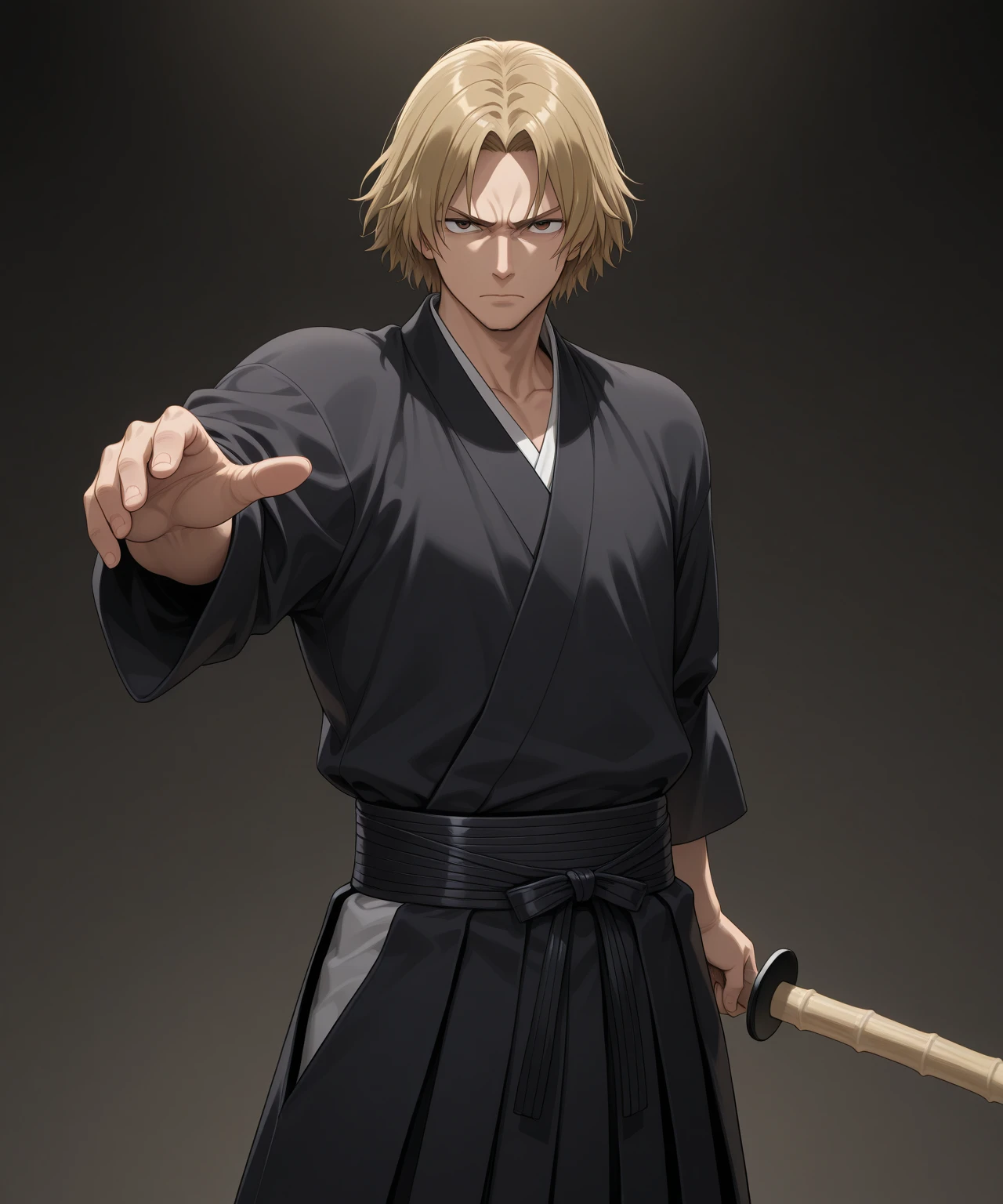 Realistic-style, Bleach, Urahara, man,