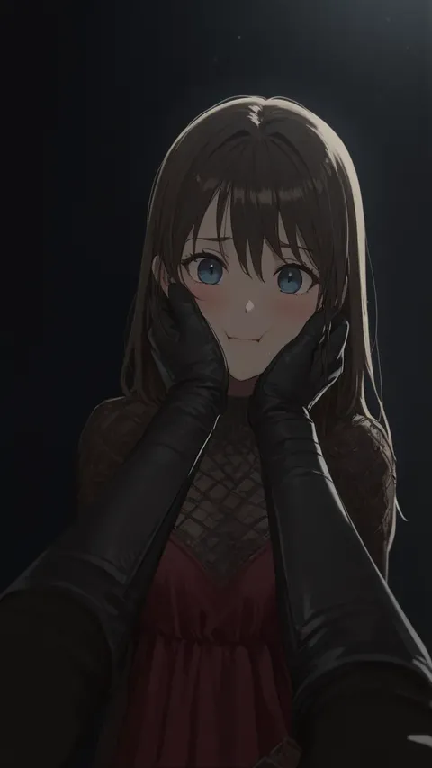 Laissez la main mystérieuse vous caresser les joues！