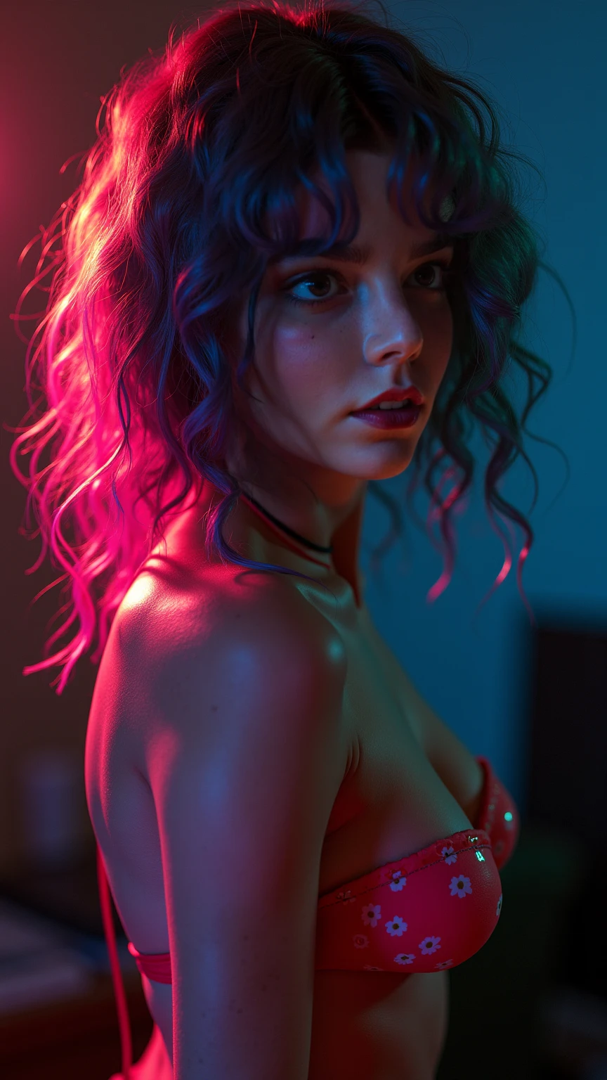 a dream about an anatomically correct beautiful young woman who has been constipated for her entire life. vivid colors. masterpiece, trending on artstation, cinematic composition, dramatic pose, volumetric lighting, sharp, details, hyper-detailed, HD, 4K, 8K realistic photoshooting, color film photography, 35mm,