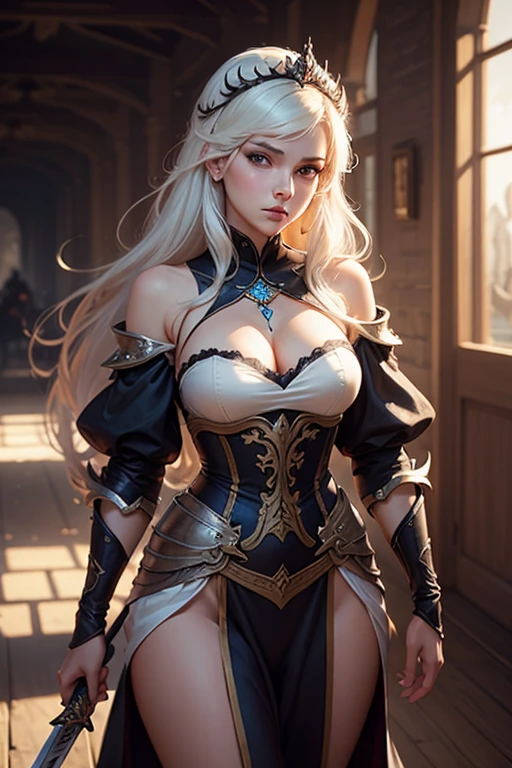 best qualityer, work of art, big ???????, (??????? big), Detailed texture skin, detailed cloth texture, face detailed, super detaill, 8K, intricate-detail, 1 girl, 30 years old, hight contrast, High resolution eyes, blond