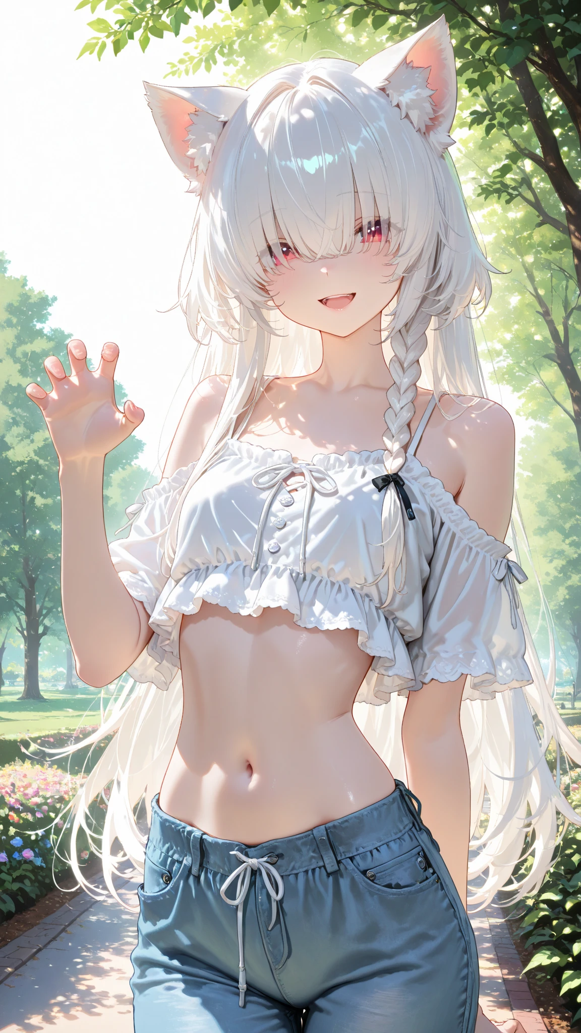 (((1 toddler:1.4))), (baby face), (round face), (little ), (blonde long hair:1.2, big forhead:1.2), blonde hair, shiny hair,(red_eyes:1.5),(beautiful big eyes:1.3), intricate eyes,beautiful detailed eyes,symmetrical eyes,big eyes:1.5,(apricot eyes:1.2), extremely detailed cute anime face, clear pale blush, solo,🦄,🌈,kawaii,(((lustrous skin:1.5,tanned skin,bright skin: 1.5,skin tanned,shiny skin,very shiny skin,shiny body))),(()),((little ,chibi))),((small tiny body)),,((((6 years old)))),((flat )),

((fallen angel, demon girl, demon tail, demon wings, wings)),

cute,

((tail, tail ribbon)),(,covered navel), (detached sleeves), ((headband red headband,ribbon on the headband that looks like rabbit ears)),( legs), ((leotard, red leotard,strapless,strapless leotard)),(red ribbon, ribbon),((robe, white robe)),(thigh bow, thigh ribbon,neck ribbon),

(dynamic pose:1.0),smile,(centered,scale to fit dimensions,Rule of thirds),

((floating in the clouds, sky and clouds background)),scenery:1.25,((intricate scenery)),

(Glossy demon ornaments),highres,sharp focus,(ultra detailed,extremely detailed),(photorealistic artwork:1.37),(extremely detailed CG unity 8k wallpaper),(((vibrant colors,vibrant theme))),(intricate),(masterpiece),(best quality),artistic photography,(photography taken by sldr),(intricate background),perfect rendered face,perfect face details,realistic face,photo realistic,((intricate detail)),(((realism))),
