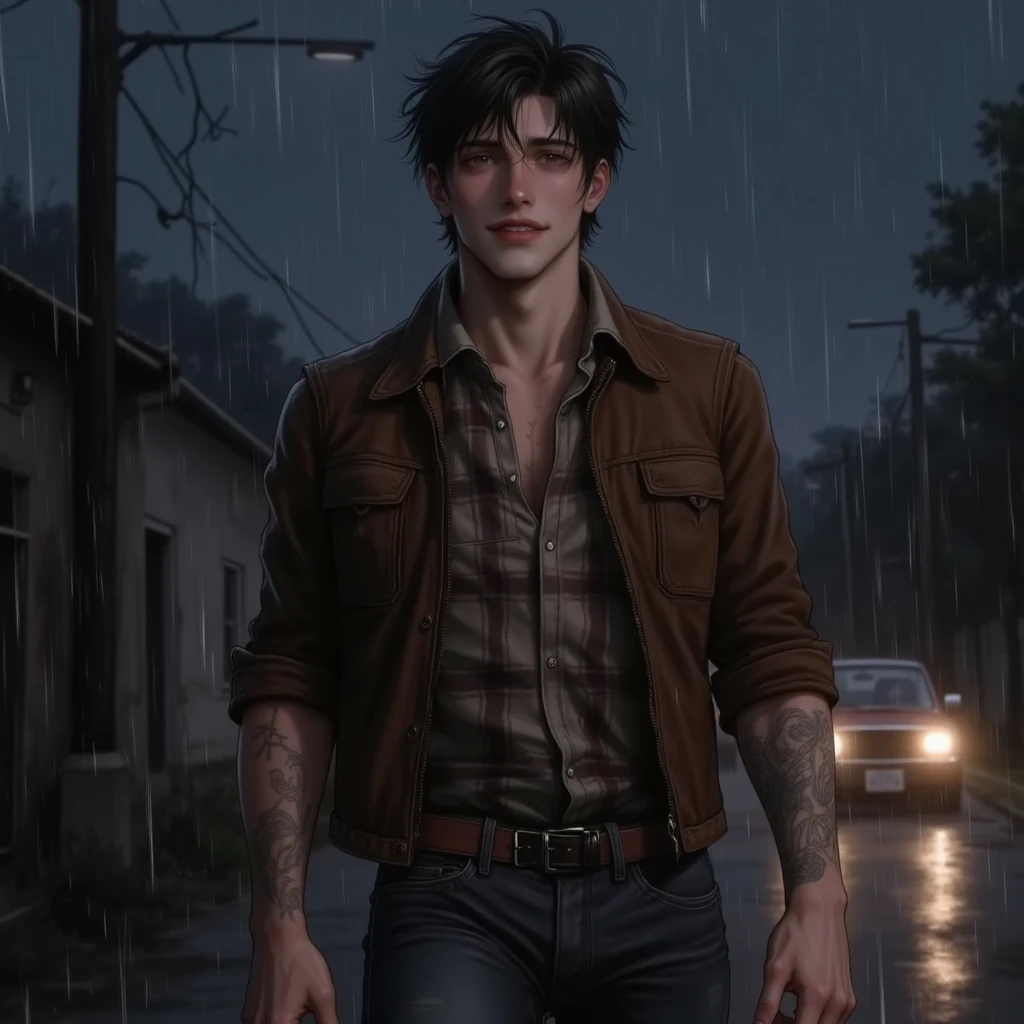 Lower Middle Class Man A rugged, lower middle-class man in his late 20s to early 30s - SeaArt AI