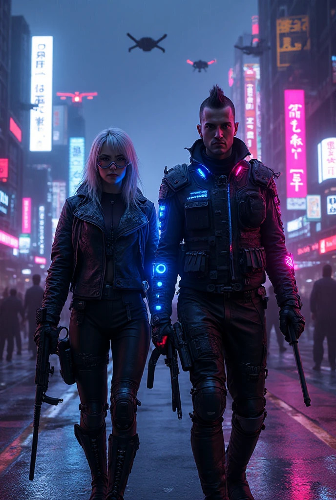 Change background cyberpunk handsome boy, realistic face, 8k, ultra realistic,