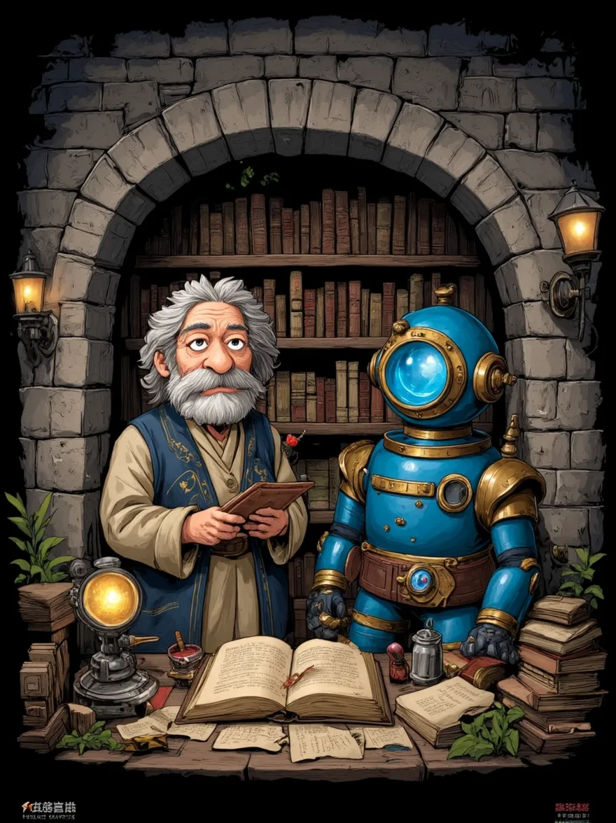 Agente de IA na história