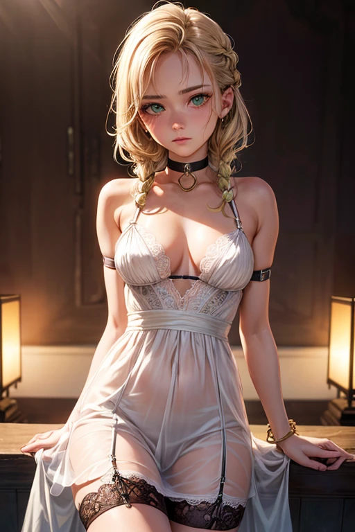  girl. Brunette Girl, big Smile, Super beautiful sparkling eyes、Hanging from the ceiling with rough rope around his arms、Sweat、The rope bound her body、Wet body、Rough rope digging into crotch、A large amount of liquid flows out from the groin、One leg is suspended above by a rough rope、Tied up with rope、Tightly bound、My hands are tied、Feet dangling from  (8k, Live Shooting, Highest quality, masterpiece: 1.4), Ultra-fine mesh, (Realism, Photorealistic: 1.48), masterpiece、最high quality、Super detailed、8k、Detailed light、Detailed Shadows、Raw、(Detailed skin)、(Realism: 1.2)、18 years old、Long Hair、White lace underwear、In the torrential rain, masterpiece, 最high quality, 超High resolution, (Realistic:1.4), Beautiful face in every detail, high qualityの衣類, Amazing European Women, Wearing a white tank top, very cute, Portraiture, 肌が柔らかくてPerfect Face、Perfect Face, Shoot your hair, 8k解像度,Super Realistic,Very detailed,high quality, (Small :1.5), Broad perspective, 
very cute, Silver Hair, Big smile, One girl, 1. Goddess Athena, The beautiful, flawless face of the goddess Athena, delicate yellow nightgown, Lots of  black lace detailing、Long sheer sequined nightgown, A beautiful pale red silk half veil, Legends of female saints, Icons of female saints, Beautiful goddess-like glitter, Dark and mysterious version, Vermilion lips, Plump red lips, ((口をclose:0.9)), Complete teeth, Symmetrical incisors, Bright white teeth, ((Angry face:0.8)), delicate and beautiful pino detailing, delicate and beautiful lip detail, (純粋でPerfect Face: 1.9), Female Eucharist, Round , 大きくてRound , Phoenix Brooch, Long, flat bangs, Long black hair, Beautiful, clear face and well-proportioned eyes, (Pale pink eyes with transparent irises: 1.8), (Big round eyes and makeup,  wet eye makeup, So beautiful、Careful hair and makeup, long and delicate blonde hair, delicate, Body image: 1.8), shape: Brilliant and, (The stars that make up the sky々: 1.7), (The Gate of Heaven and Imaginary Time and Space: 1.8), Imaginary art, RAW Photos, hanfu pictures, Best Photos, High resolution, 最high quality, Best Photos, Best Goddess Quality, 8k female, スーパー8シングル聖人Portraiture, The most true color scheme, masterpiece, Best Beauty Brands, Best Hair Jewelry, Brand real photo, Dark studio, Border Light, Two-tone lighting, (Rosy white skin: 1.4), (High skin detail: 1.1), 8k uhd, SLR, Soft Light, 8k, high quality, Frank, Smooth and sharp volume, 10x more pixels,  Goddess,  Goddess, (Background Space: 1.8), (The most beautiful aurora eye: 1.7), Beautiful Eyes, The aurora is beautiful and flower-like, (Beautiful single women: 1.8), (see here:0.8), close, Approaching the Goddess, 明確で非Realisticな, 