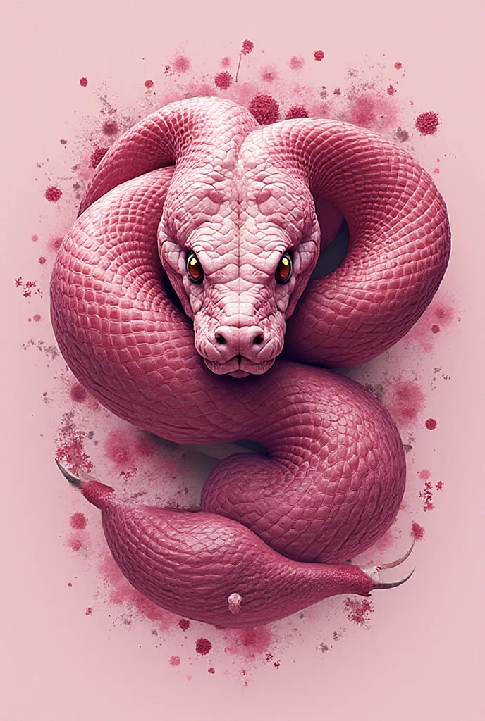 Year of the Snake card material,Gradient big red,Festive, clean background in the studio