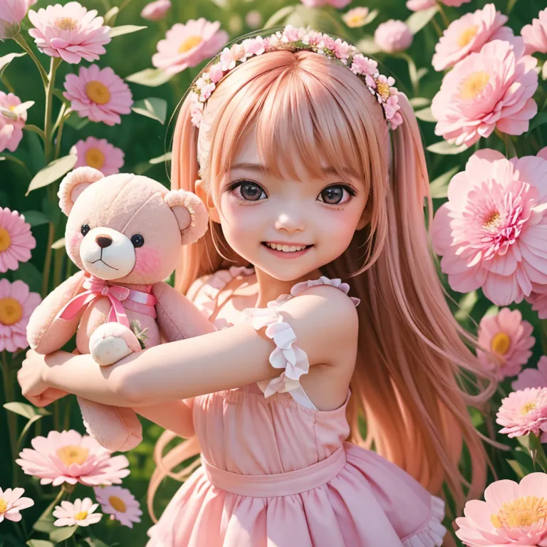 ソフトな背景を持つアニメのポートレート