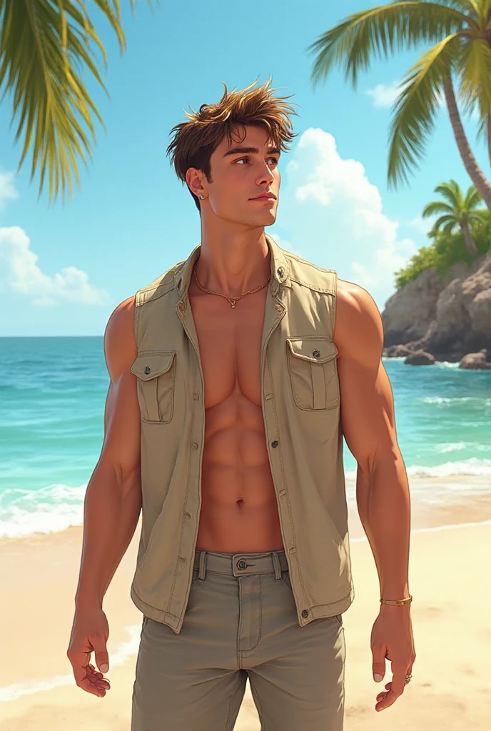 fullbody oil painting, fullbody a handsome male, fullbody, 20 years old hot man, latino male, perfect proportion, fullbody, detailed, Renaissance, , drapery, well shaped muscles, veiny arms, very tall male, the man has a fantastic hairstyle, the man has a sly look and alluring  expression, extremely detailed and symmetrical  features that highlight his beauty, the man has a beautiful pose, nest to a blue metal land rover car, Caravaggio, dimly lit, oil on canvas, brushstrokes, plantation house, river, mountans, shadows, obscure, Watercolor, trending on artstation, sharp focus, studio photo, intricate details, highly detailed, by greg rutkowski
