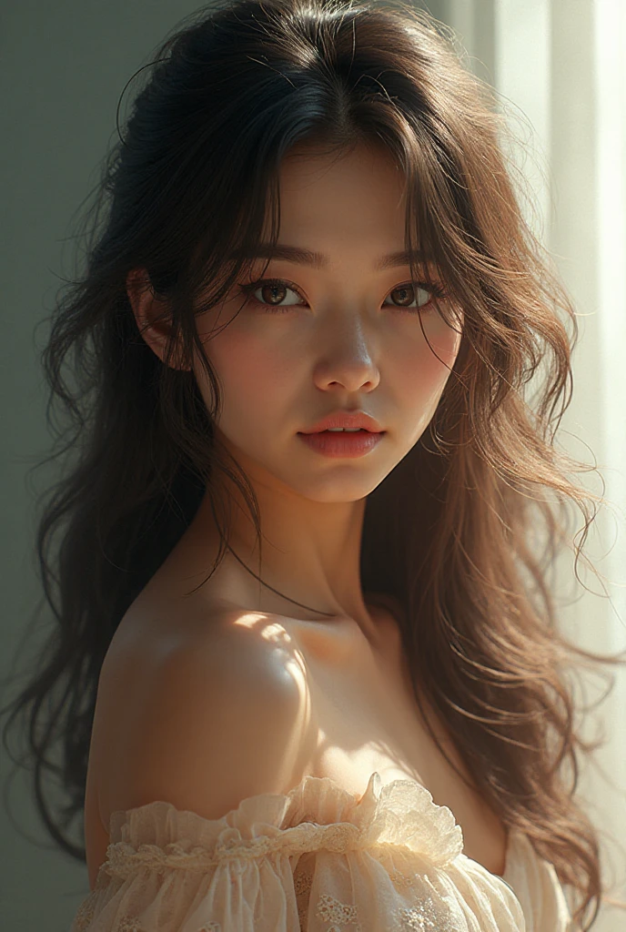 asian young girl, ????, ????, high quality, Realism