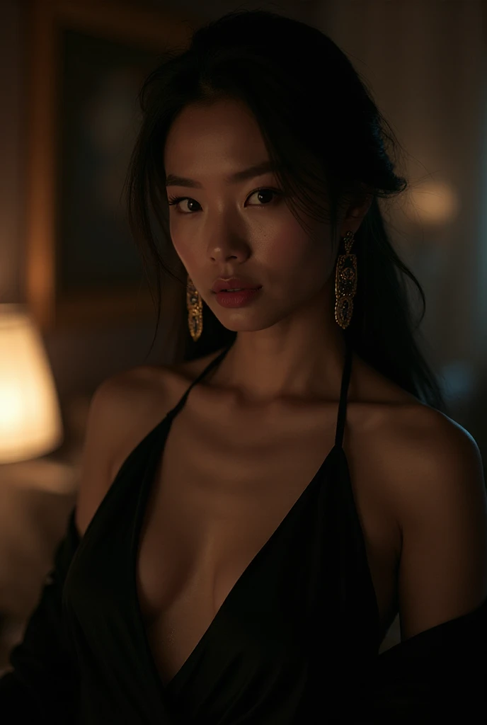 <lora:Chitose Fujinomiya FLUX:0.8> woman, dtx, Arcadian Rune mage Male, divisionism, Cinestill, Mike Sekowsky, Kodak portra, portrait art by Gil Elvgren, lush, fantastic aesthetic, warm light, deep rich colors, magical, professional fine composition, dynamic dramatic beautiful full taking