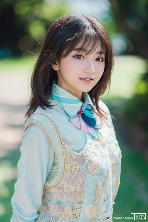 ikuta_erika, japanese, 1girl,  coat, hood, jacket, ((duffle coat)), down jacket, lips, lipstick, plaid, plaid_skirt, realistic, skirt, solo, sitting on chair, best quality, photorealistic, masterpiece, 8k, high res, solo,  (((woman))), (medium ), ((looking at the viewer)), (looking at the camera), (short hair), (professional lighting, bokeh),top angle view, extremely detailed face,  fashionable and trendy atmosphere, japan, street, tokyo, ((daytime)), (portrait:0.6),  smile,  gorgeous, floating hair, (light particles, lens flare, glowing particles:0.6), (dynamic pose:1.2), soft lighting, brown hair,  full body, (square face:1), mature face, smile, teeth, camera, obvious mole_under_eye, (skin blemishes:1), cheekbone, <lora:IkutaE:1.05>