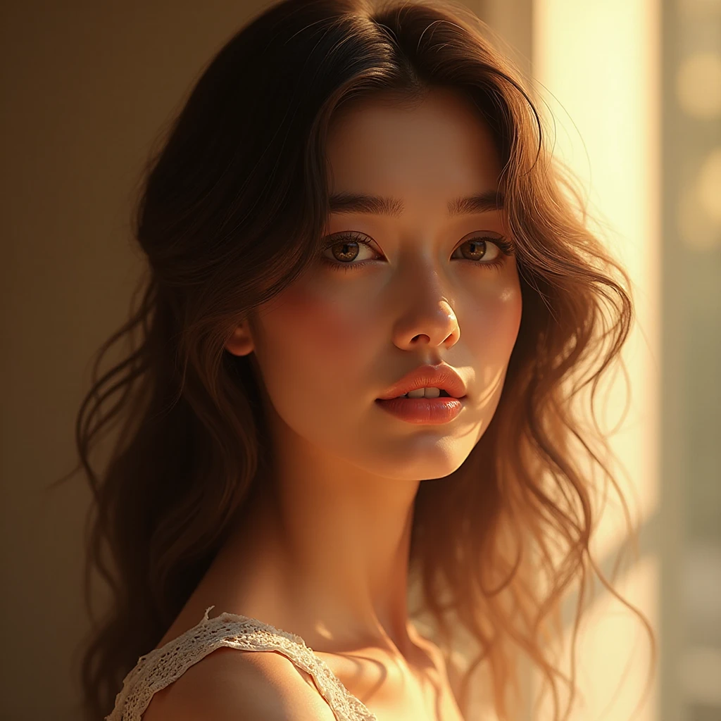 A girl  