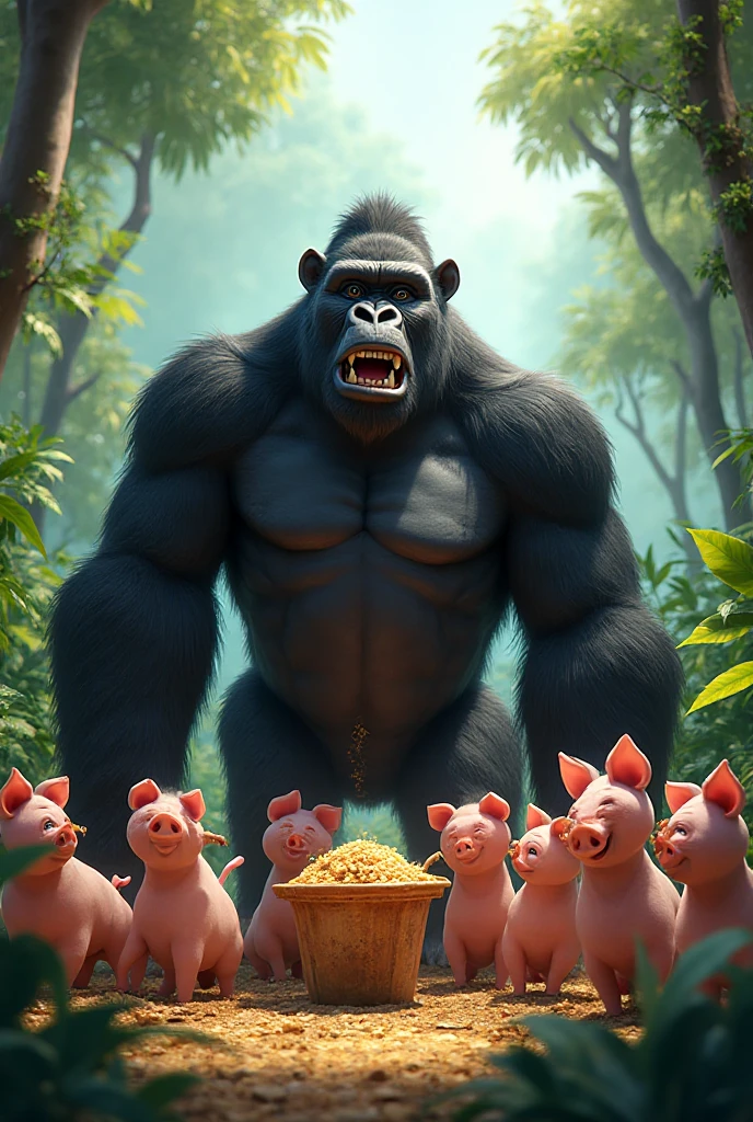 Best Quality, Masterpiece, super high resolution, Blonde powergirl with very white skin with big breasts and very thick legs kneeling kissing the hand of a fat black boy with a crown dressed as a king in the middle of the street surrounded by applauding blonde women, whole body, makeup, cheek bulge, smiley, perfect hands, (realism:1.5)