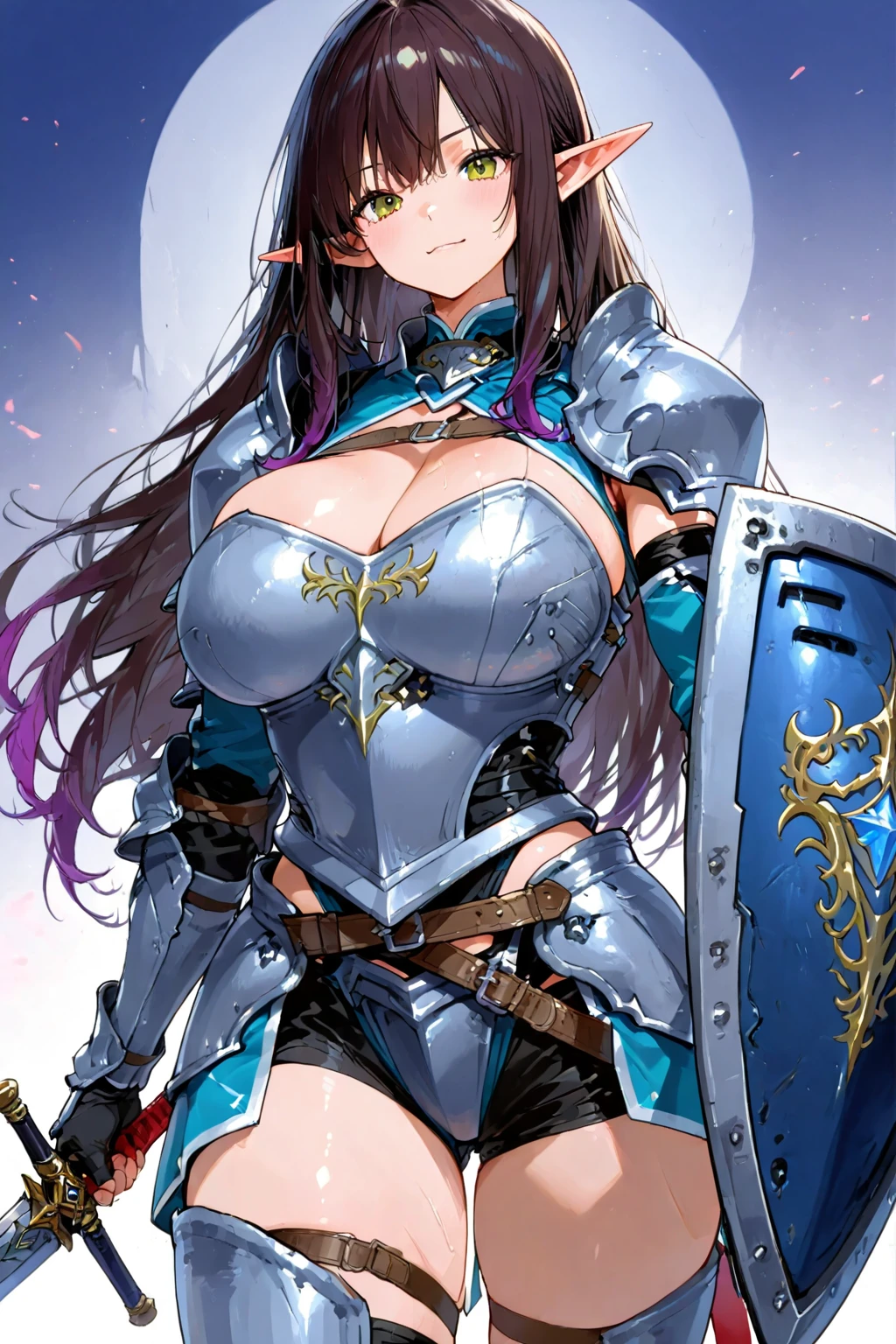 Bot Txt2Img default 17:28:33
((8K))、((32K))、((highest quality))、((masterpiece))、((Super high resolution))、fine skin texture、fine cloth texture、fine metal texture、RAW photo、professional、Ultra-fine painting、((solo))、((Against the backdrop of the big Earth))、((in outer space))((Mechaエンジェルに扮した女性))、beautiful breasts、concept art、anime fantasy artwork、detailed fantasy art、Anime character with pale blue-violet hair and big white wings、(((twin tails)))、(Mecha:1.6)Sleek and menacing design、((super heavy weapon, long range support armament))、(((Large wing-like equipment)))、(((headset that looks like a big wing)))、Pure white and blue-violet armor、8K high quality detailed art、symmetrical wings、NSFW