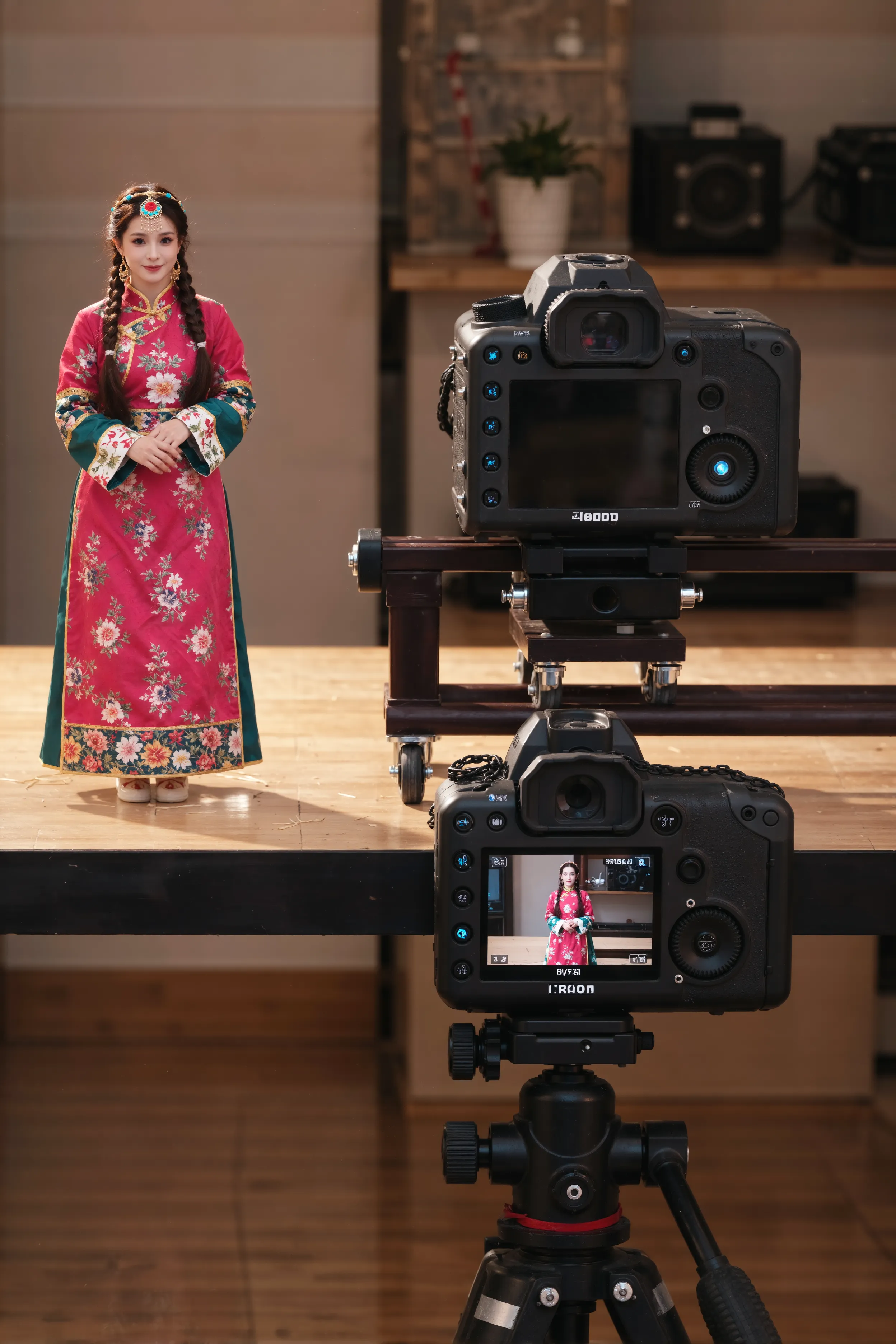 Küçük insan olmak,Kamera ile çekim