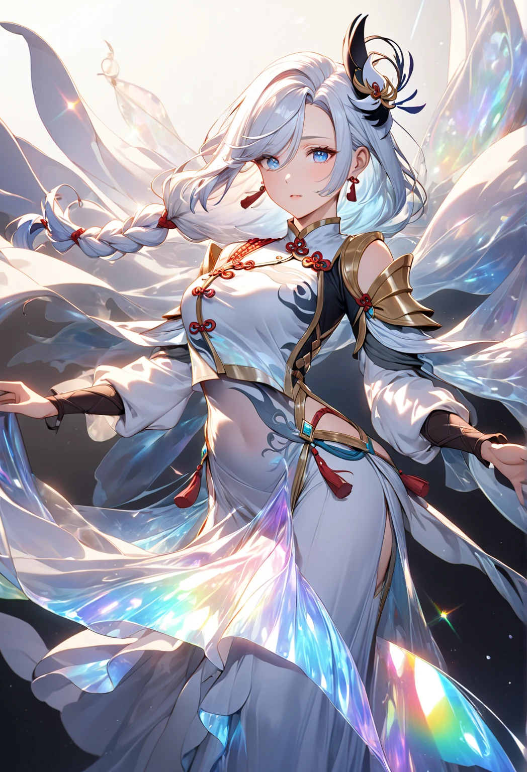 a close up of a girl(vexana) , green hair , big  ,  shadowbringers cinematic, 4 k detail fantasy, a beautiful fantasy empress, game cg, xianxia fantasy, xianxia hero, 2. 5 d cgi anime fantasy artwork, cinematic goddess close shot, ruan jia and artgerm, wow 4 k detail fantasy, hyperdetailed fantasy character