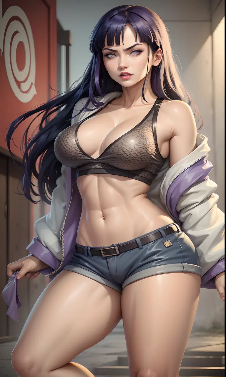 hinata hyuga, extremamente realista, bermuda curta, Curto curto, tatuagem do naruto, extremamente , muito linda, cabelo rabo de cavalo, cabelo preso, cabelo grande, (((bunda grande))) Aptitude (((pernas grossas))) is dancing, empinando a bunda, boca vermelha, baton vermelho, cidade rio de janeiro ao fundo, Brasil, a realistic representation of the face, realista, Colouring, delicado, cinematiclight, side-lighting, reflexo de lente, ray-traced, foco nítido, (1girl, __foco__:1.3), (detalhes complexos, maquiagem, Pureerosface_v1:0.5), (rosto lindo e delicado detalhado, olhos lindos e delicados detalhados, a perfect face proportion, pele altamente detalhada, pele detalhada, best proportion four fingers and one thumb, quadris largos, barriga fitness, __moda__, __Hair__: 1.3), __Location__,