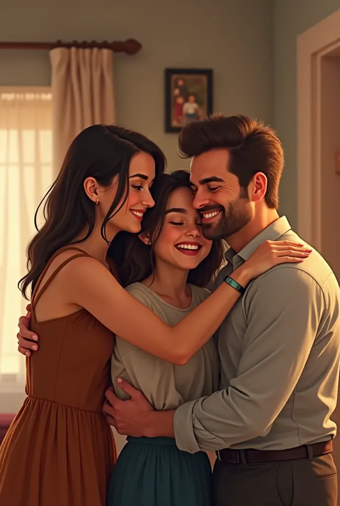 A man has a wife of three 