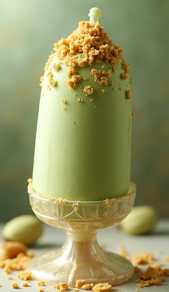 ((best quality)), ((masterpiece)), (detailed), perfect face Corn milk cheese with mozzarella and glazed green tea flavor is a unique dish. The corn is thinly sliced and cooked in milk to give it a soft and creamy texture. So, covered with melted mozzarella cheese, memberikan rasa tasty yang khas. At the top, there is a green tea flavored glaze or layer that gives a sweet touch and a little green tea aroma. When served in a cup container, it makes for an interesting combination of sweetness, tasty, and a little herbal taste from green tea.