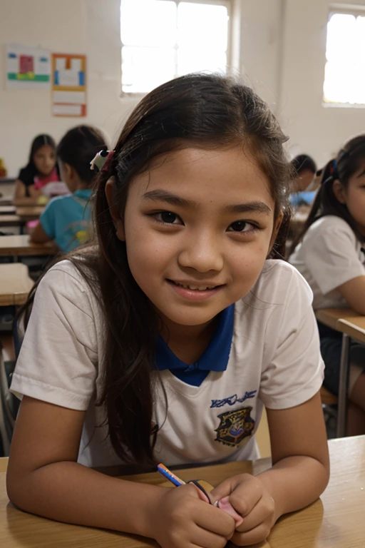 highest quality, masterpiece, Ultra-high resolution, (Reality: 1.4), Original photo, One girl, mature, White JK Uniform, happy smile, , squatting on seat in train,  Cinema Lighting
