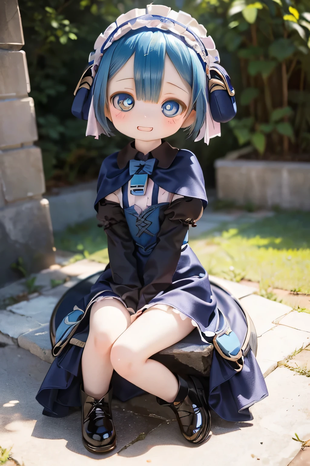 (               Best Quality Straws ,                          Kampala   ,                  :1.2),                ,        realistic        :1.37,                       e in Abyss      ,(               Best Quality Straws ,   , 4K,                           :1.2),         realistic        ,    Lantern     ,                   bright color,                       ,                      Studio Light        ,                    Blue hair with attention to detail,           Touch Profesonal hips        , anime, shades of blue,                  natural light,                   , Blue Curly Hair,                     flat chest,               (((        gothic costume         )))    ,          innocent eXpreson            ,                                      Elegant look                                   ,                               、 Looks like a face         {X}  ,        EXLive Eyes                  ,                                        rosy cheeks                       ,                   light soft light without makeup                ,             I wear a lot of gothic tuck clothes        、((( full face brush        )))  (((((full body)))))    、        、(((((       chibi))))) Laughter、             {{X}}　(((Outdoor)))By hand　Sit with your knees eXtended