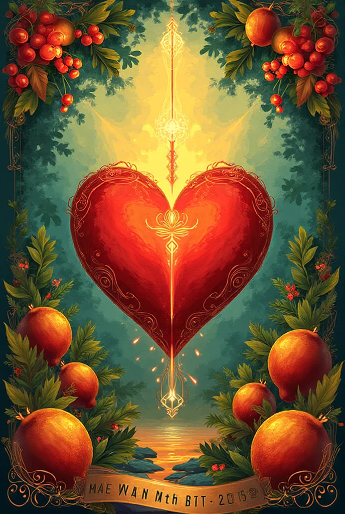 want a poster with an open heart for Nowruz, which is the Christian ...